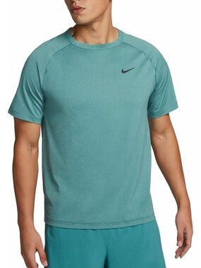 Nike Dri-FIT Ready Fitness Teal Green Athletic Tee Large